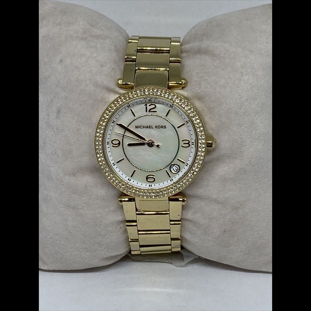Michael KorsĀ Delray MK3505 Women's GoldāStainless Steel Analog Dial Watch MP719